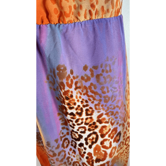 W118 by WALTER BAKER NWT Tropical Leopard JUNGLE Maxi DRESS Woman’s M NWOT - Picture 6 of 16